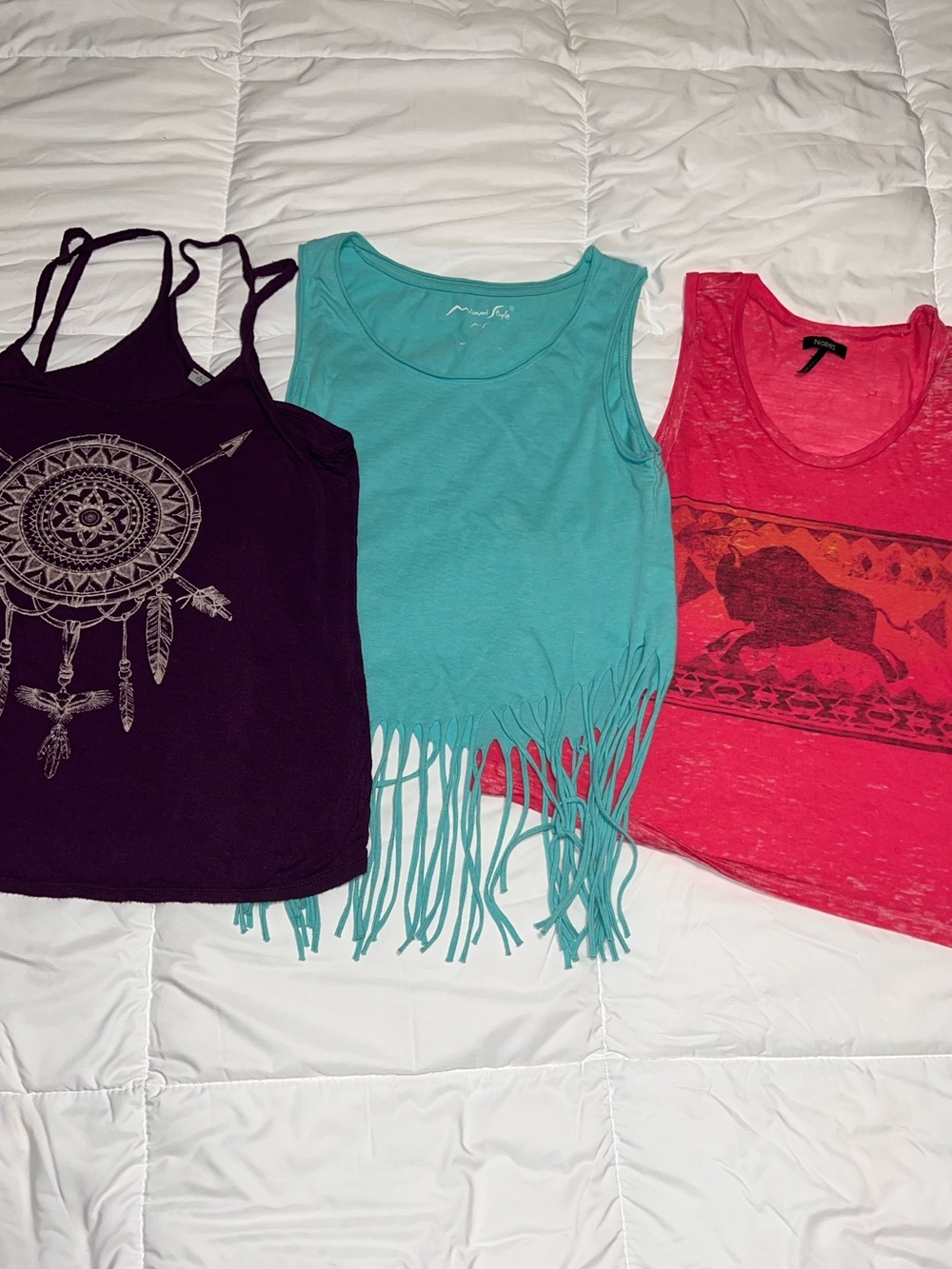 Lot of women’s size S tanks Charlotte Russe Miami Style Nollie Buffalo Burnout